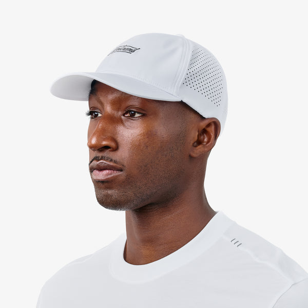 Nostrand Sports Agile Hat White -  Workout Running Hat