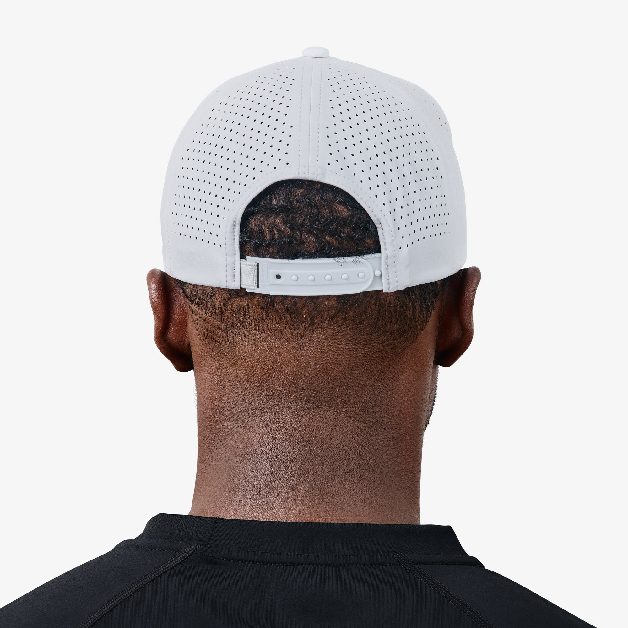 Nostrand Tech Hat White 5 Panel Snapback