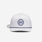 Blue Crab Performance Rope Hat - White